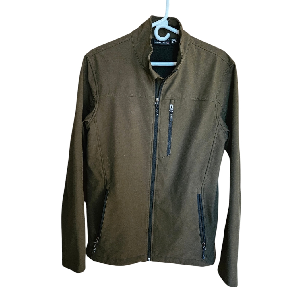 SWISS TECH  DarkOlive Green Jacket sz S 34-36 Mens EUC Ski